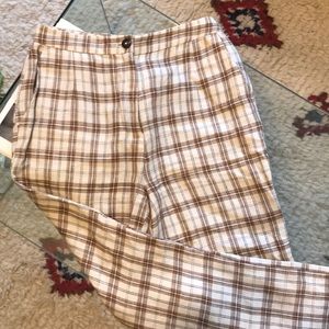 Reformation Verano Pant Plaid “Dover”